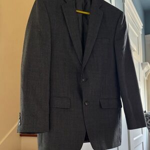Calvin Klein 100% Wool Blazer, dark Gray/charcoal. 38R size